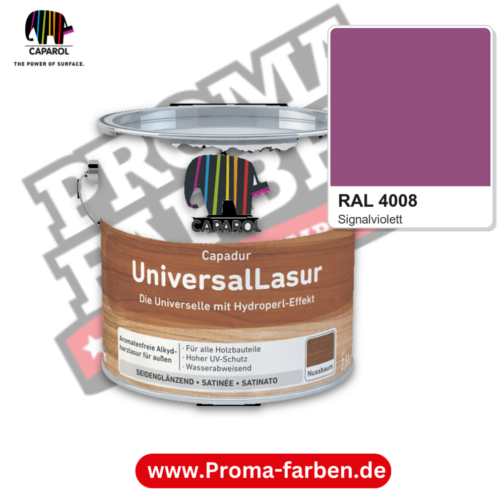 Caparol Capadur UniversalLasur RAL 4008 kaufen Proma Farben Hamburg