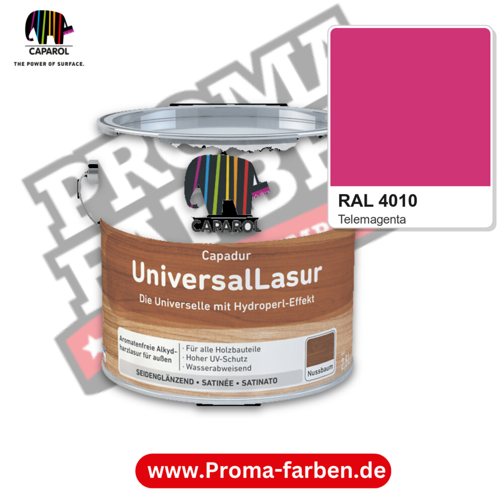 Caparol Capadur UniversalLasur RAL 4010 kaufen Proma Farben Hamburg