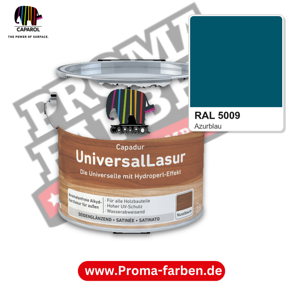 Caparol Capadur UniversalLasur RAL 5009 kaufen Proma Farben Hamburg