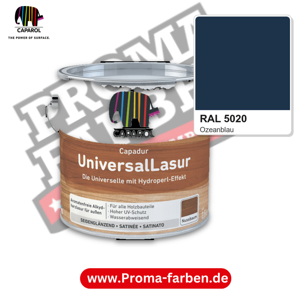 Caparol Capadur UniversalLasur RAL 5020 kaufen Proma Farben Hamburg