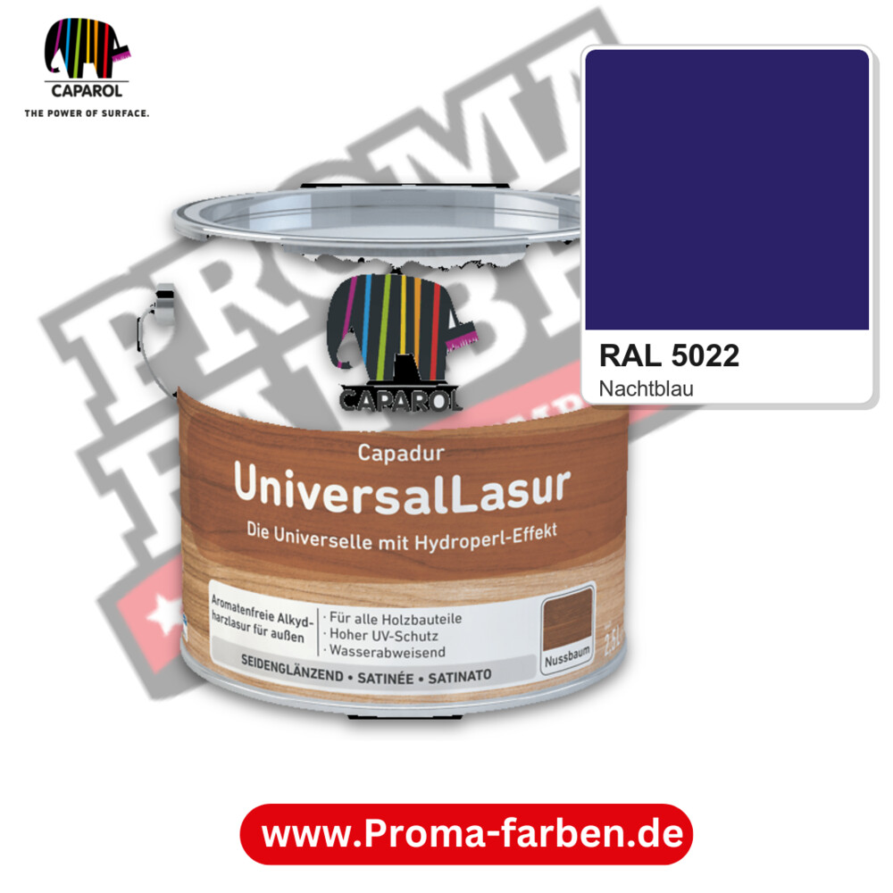 Caparol Capadur UniversalLasur RAL 5022 kaufen Proma Farben Hamburg