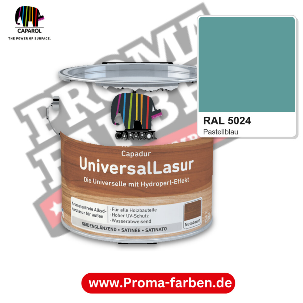 Caparol Capadur UniversalLasur RAL 5024 kaufen Proma Farben Hamburg