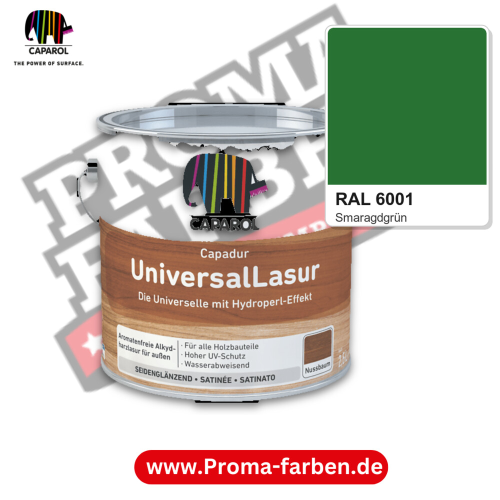 Caparol Capadur UniversalLasur RAL 6001 kaufen Proma Farben Hamburg