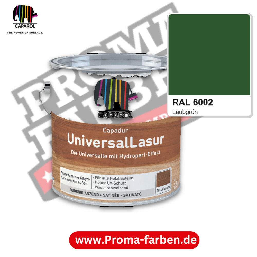 Caparol Capadur UniversalLasur RAL 6002 kaufen Proma Farben Hamburg