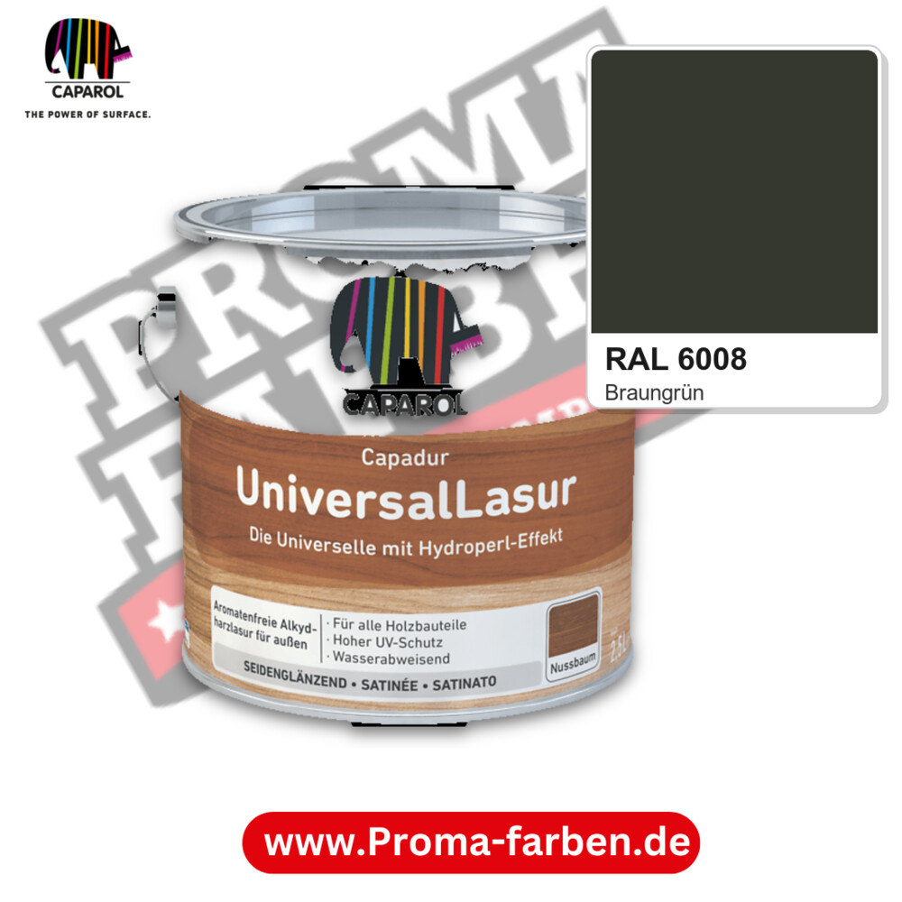 Caparol Capadur UniversalLasur RAL 6008 kaufen Proma Farben Hamburg