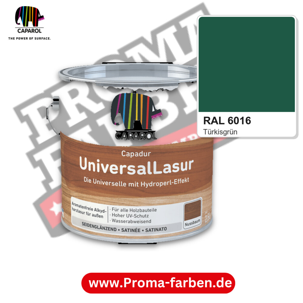 Caparol Capadur UniversalLasur RAL 6016 kaufen Proma Farben Hamburg