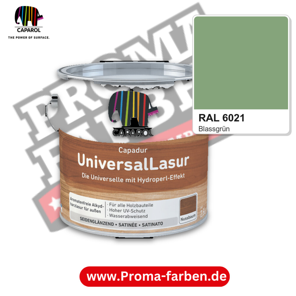 Caparol Capadur UniversalLasur RAL 6021 kaufen Proma Farben Hamburg