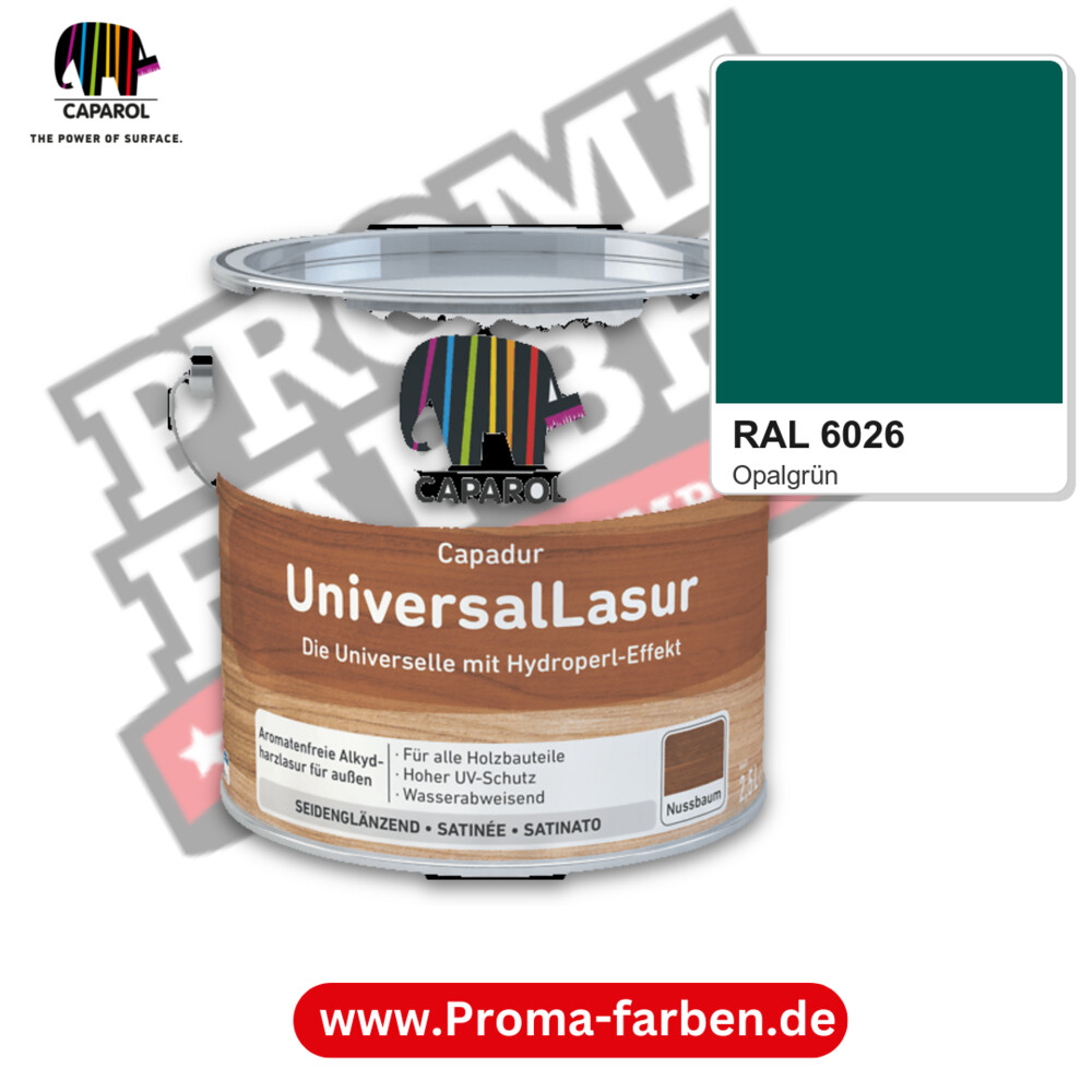 Caparol Capadur UniversalLasur RAL 6026 kaufen Proma Farben Hamburg
