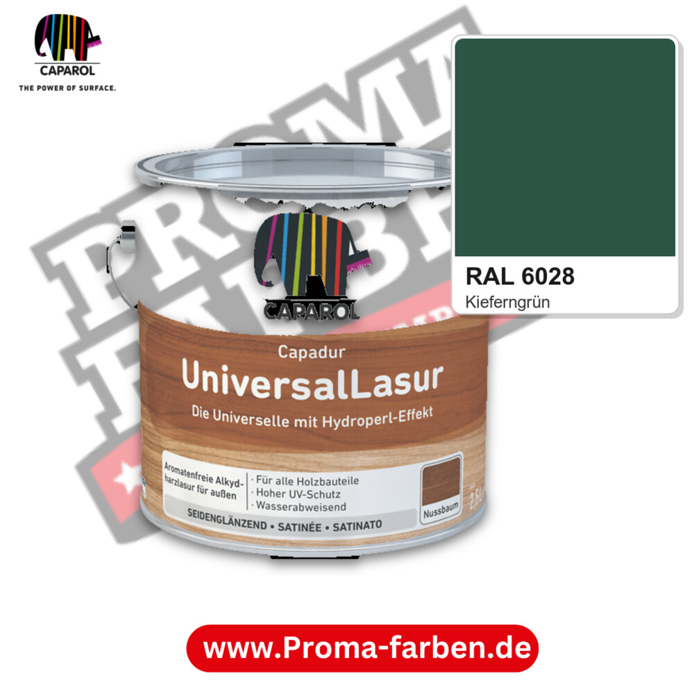 Caparol Capadur UniversalLasur RAL 6028 kaufen Proma Farben Hamburg