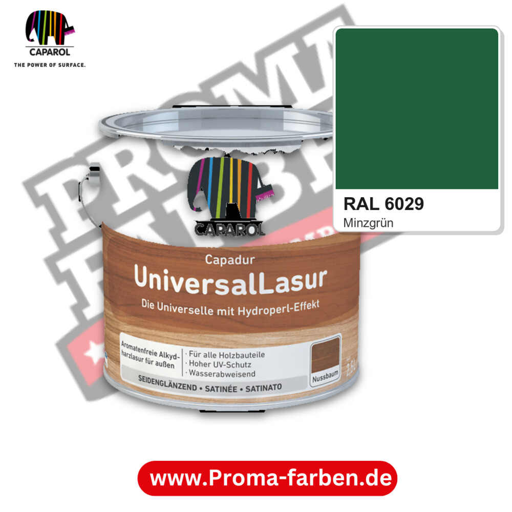 Caparol Capadur UniversalLasur RAL 6029 kaufen Proma Farben Hamburg