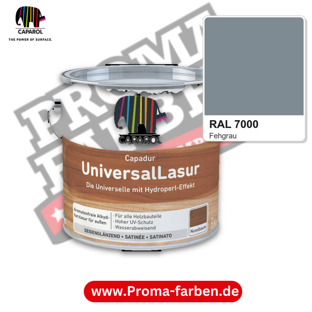 Caparol Capadur UniversalLasur RAL 7000 kaufen Proma Farben Hamburg