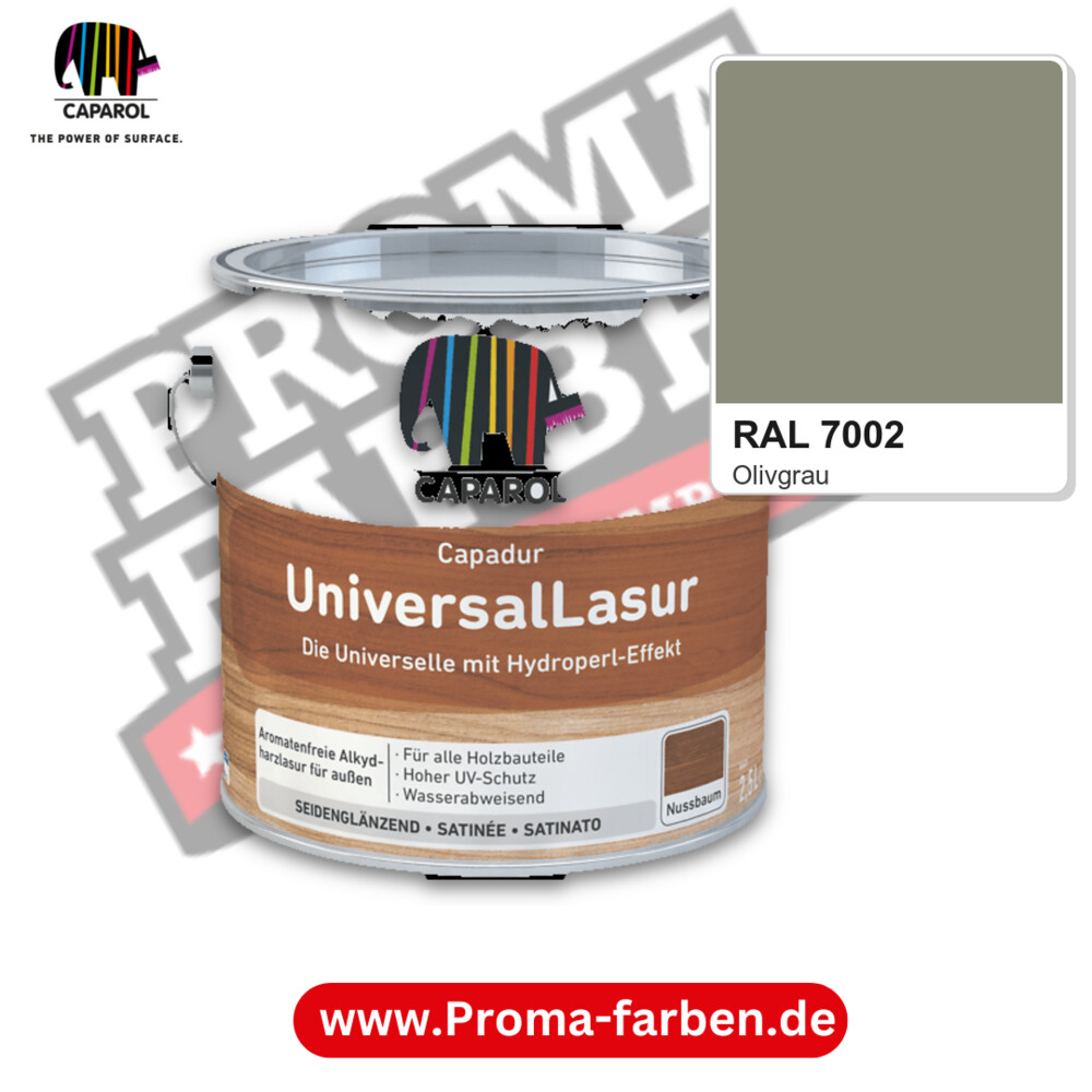 Caparol Capadur UniversalLasur RAL 7002 kaufen Proma Farben Hamburg