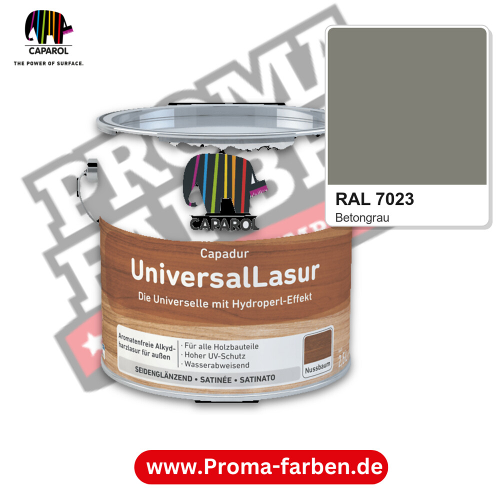 Caparol Capadur UniversalLasur RAL 7023 kaufen Proma Farben Hamburg