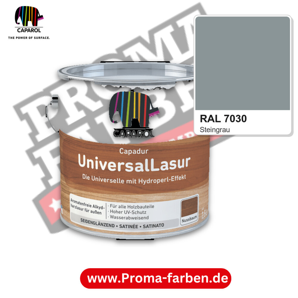 Caparol Capadur UniversalLasur RAL 7030 kaufen Proma Farben Hamburg