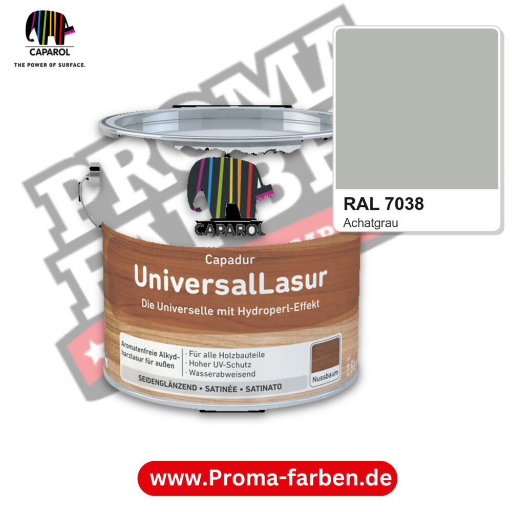 Caparol Capadur UniversalLasur RAL 7038 kaufen Proma Farben Hamburg