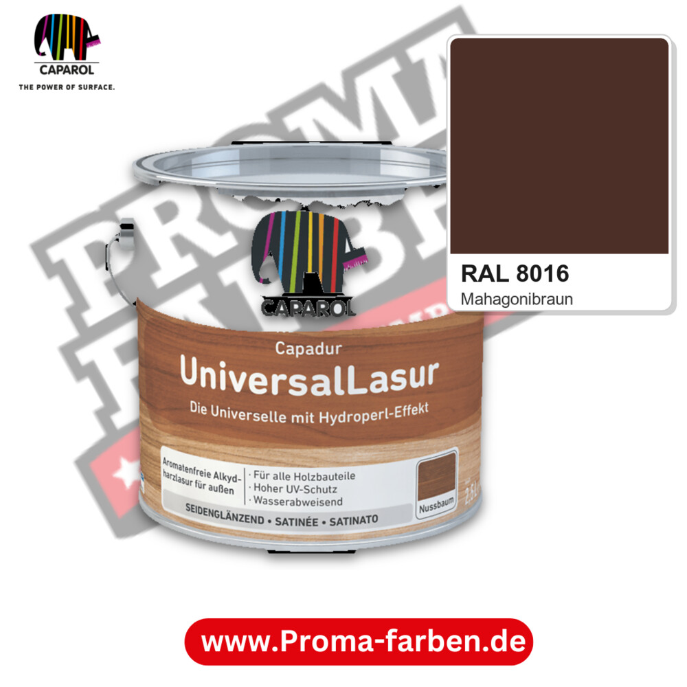 Caparol Capadur UniversalLasur RAL 8016 kaufen Proma Farben Hamburg