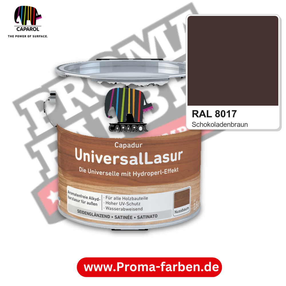 Caparol Capadur UniversalLasur RAL 8017 kaufen Proma Farben Hamburg