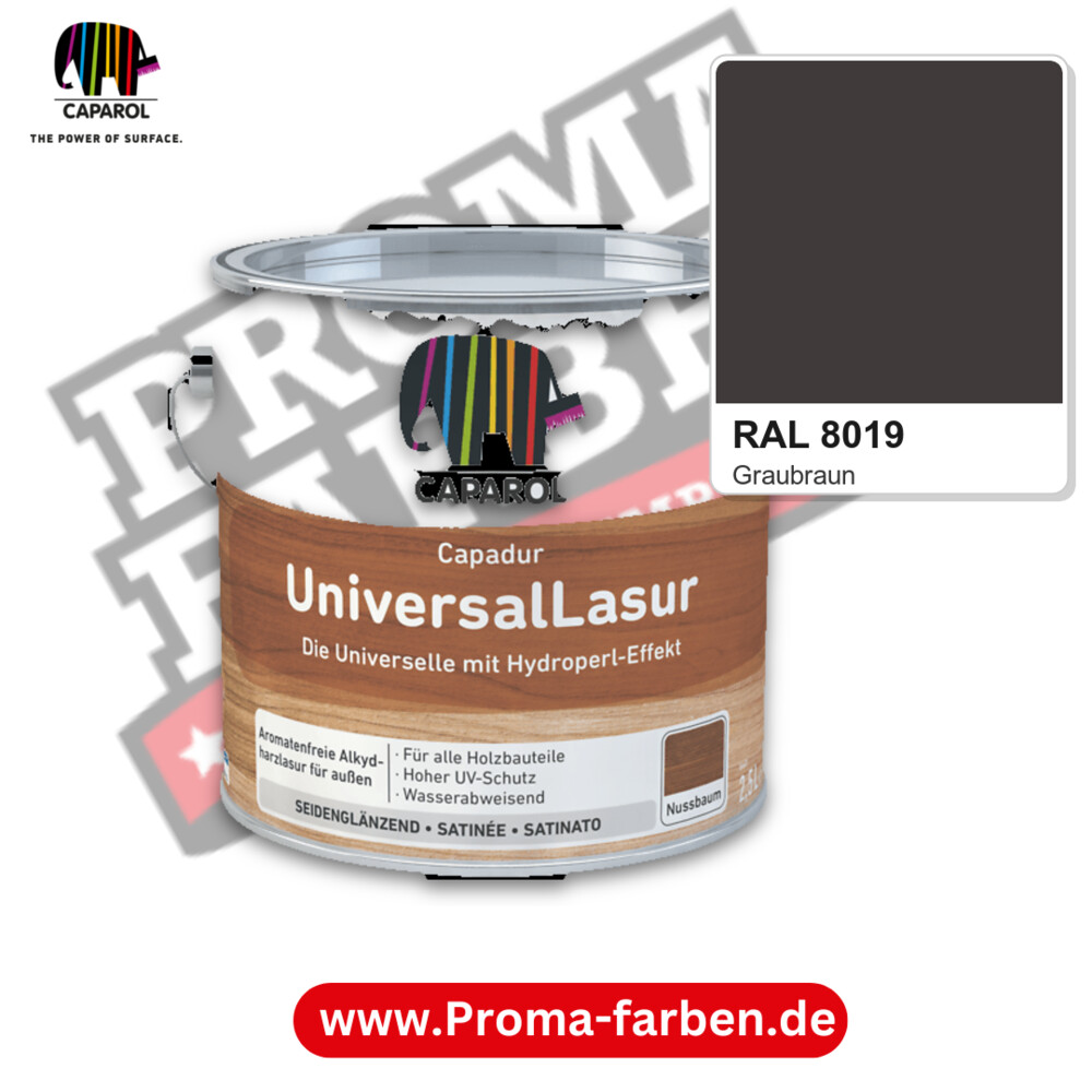 Caparol Capadur UniversalLasur RAL 8019 kaufen Proma Farben Hamburg