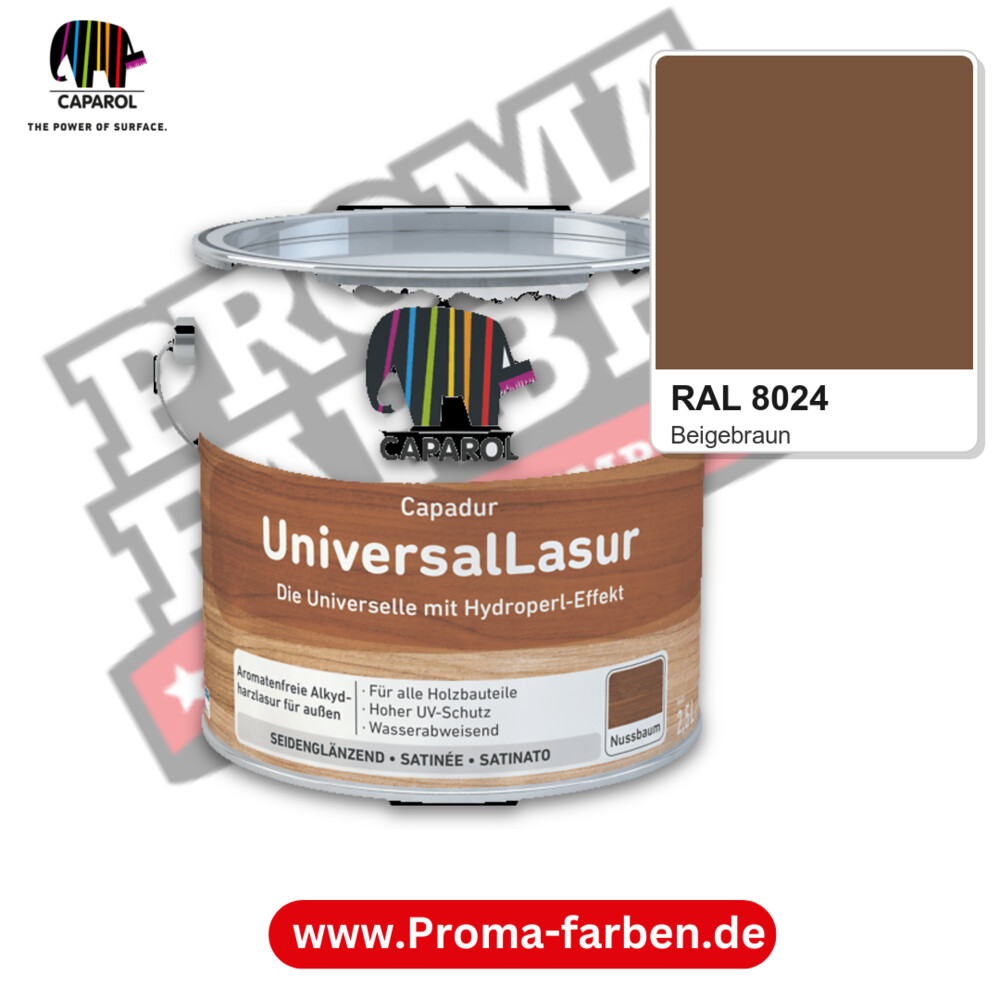 Caparol Capadur UniversalLasur RAL 8024 kaufen Proma Farben Hamburg