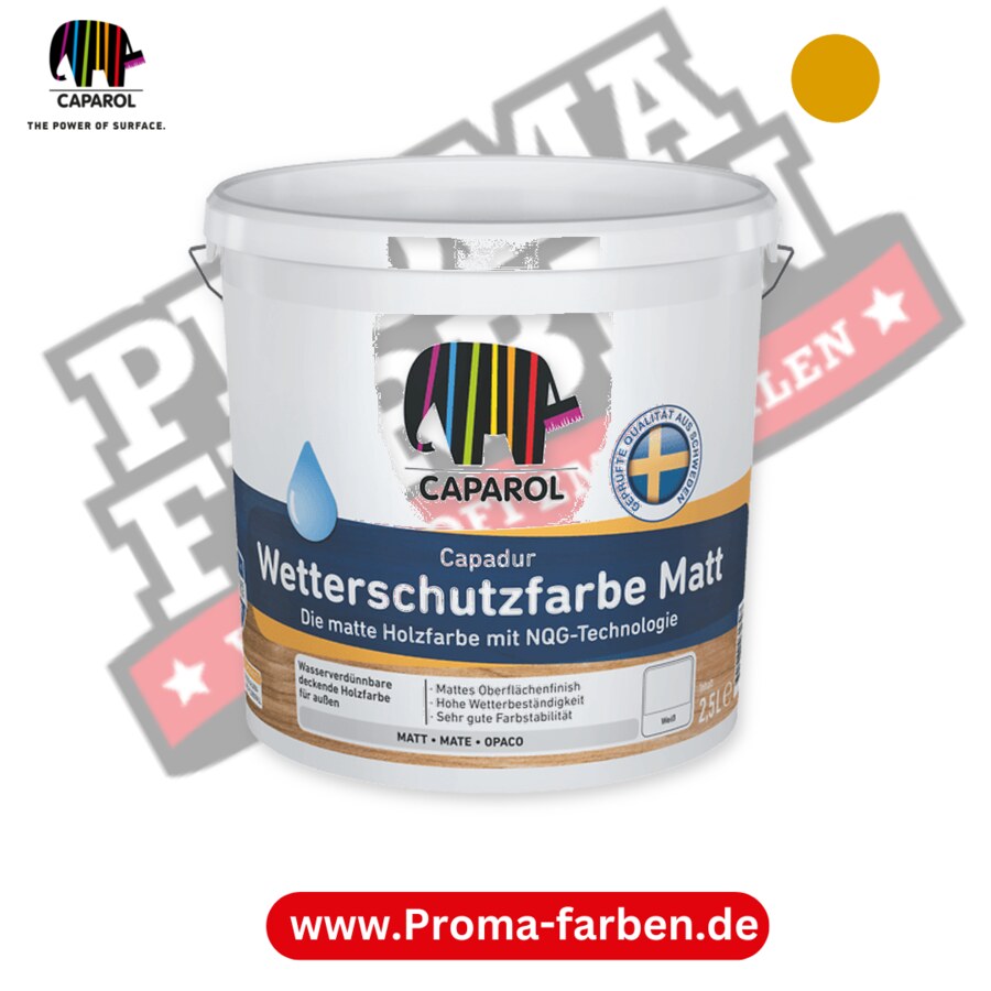 Caparol Capadur Wetterschutzfarbe Matt RAL 1004 kaufen Proma Farben Hamburg