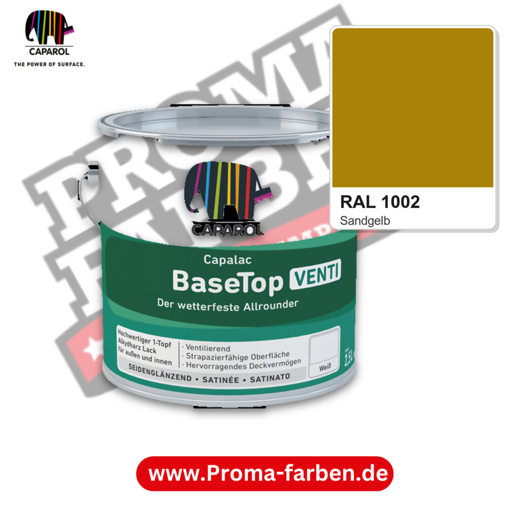 Caparol Capalac BaseTop Venti RAL 1002 kaufen Proma Farben Hamburg