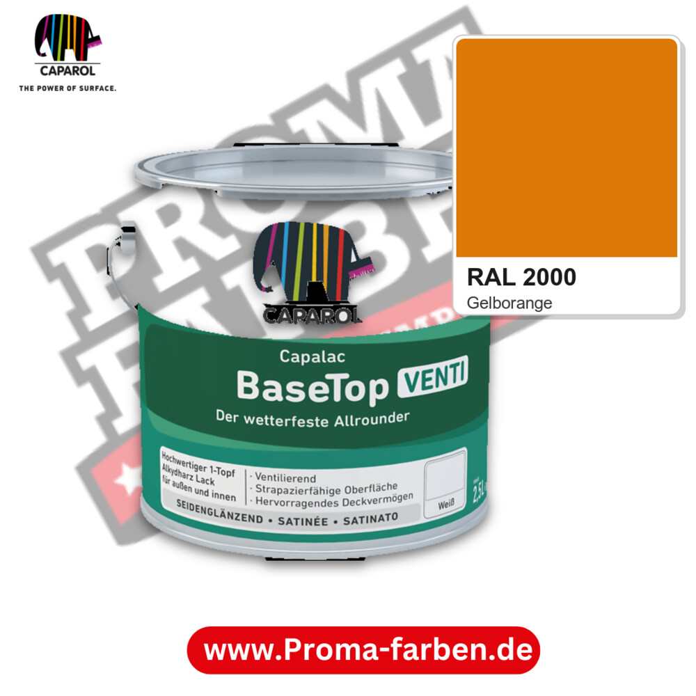 Caparol Capalac BaseTop Venti RAL 2000 kaufen Proma Farben Hamburg