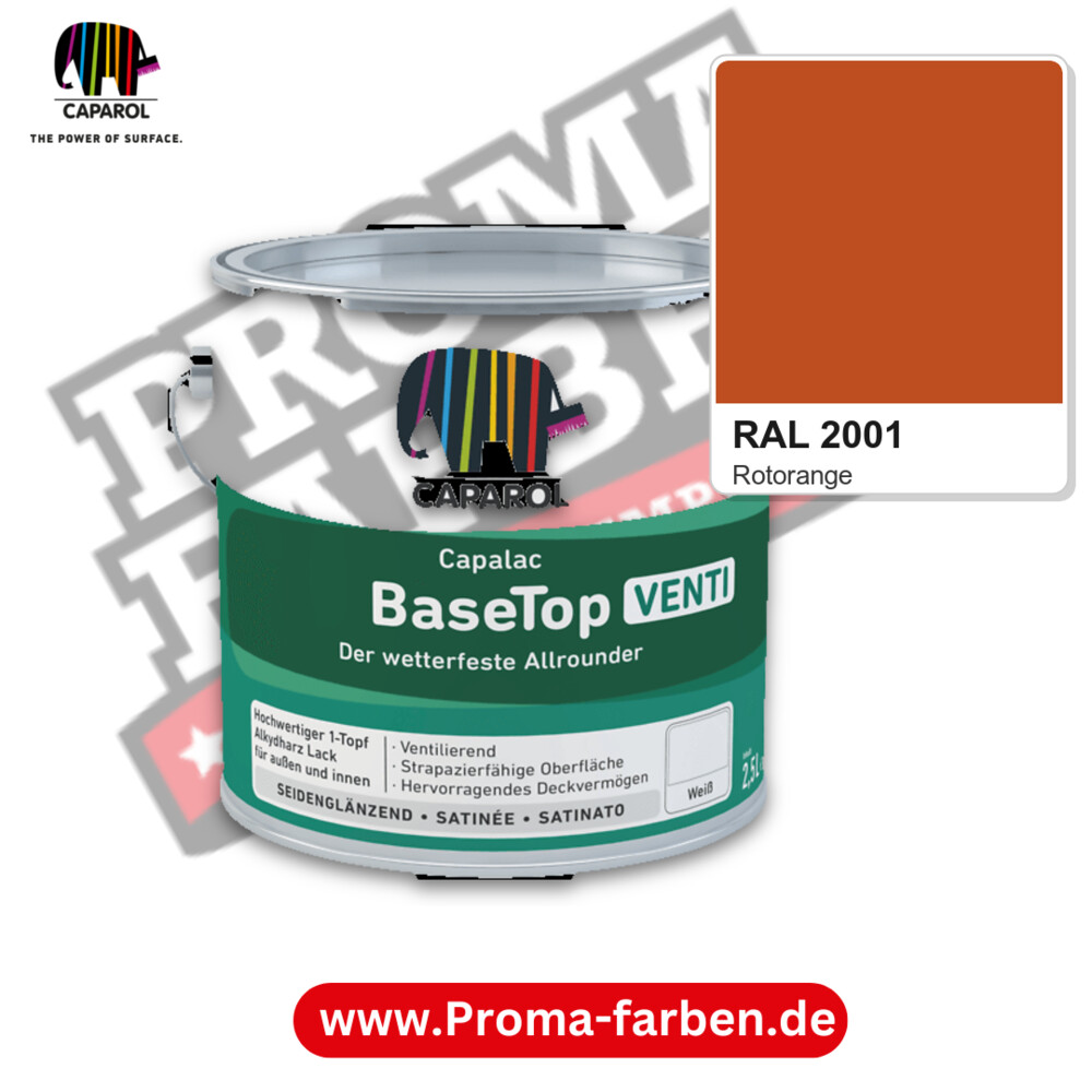 Caparol Capalac BaseTop Venti RAL 2001 kaufen Proma Farben Hamburg