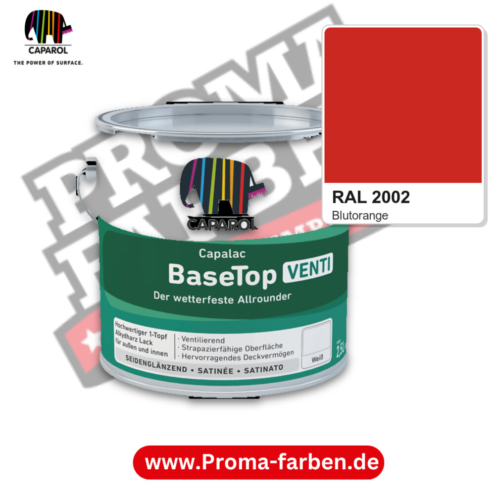 Caparol Capalac BaseTop Venti RAL 2002 kaufen Proma Farben Hamburg