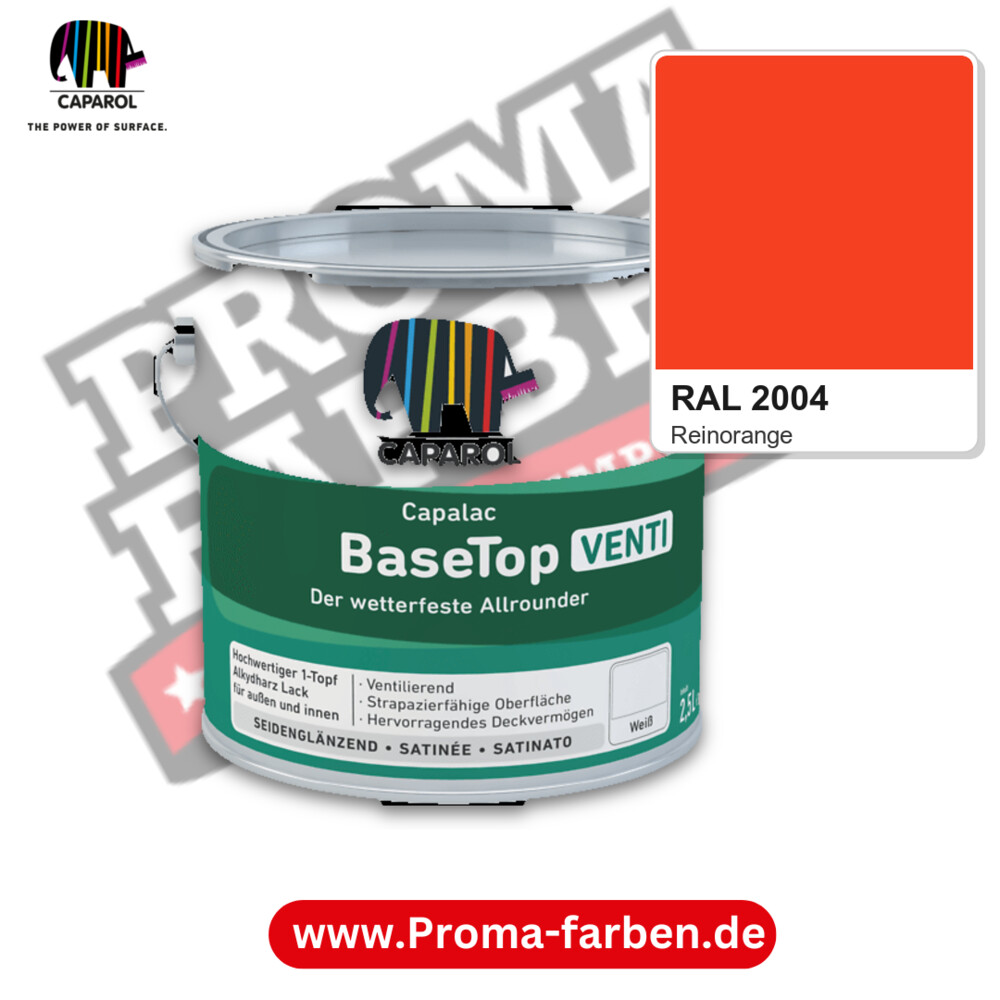 Caparol Capalac BaseTop Venti RAL 2004 kaufen Proma Farben Hamburg