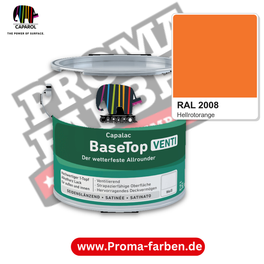 Caparol Capalac BaseTop Venti RAL 2008 kaufen Proma Farben Hamburg