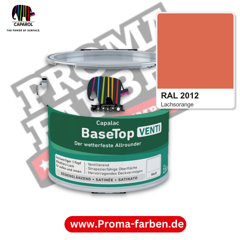 Caparol Capalac BaseTop Venti RAL 2012 kaufen Proma Farben Hamburg
