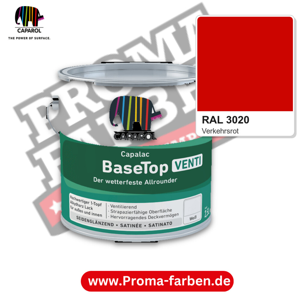Caparol Capalac BaseTop Venti RAL 3020 kaufen Proma Farben Hamburg