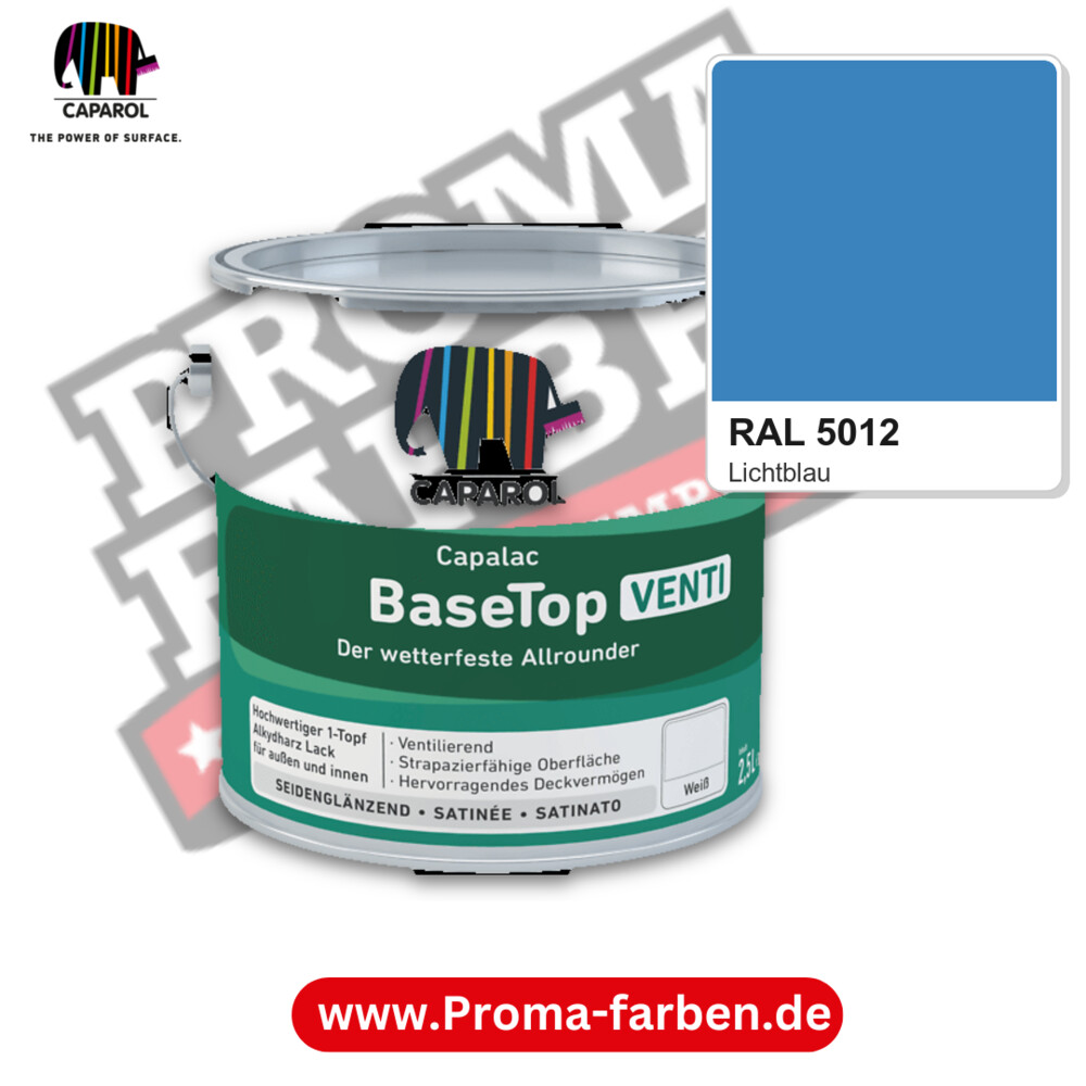 Caparol Capalac BaseTop Venti RAL 5012 kaufen Proma Farben Hamburg