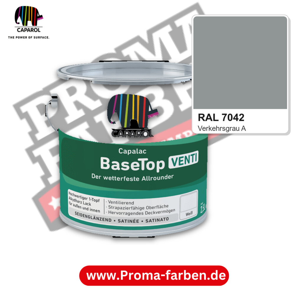 Caparol Capalac BaseTop Venti RAL 7042 kaufen Proma Farben Hamburg