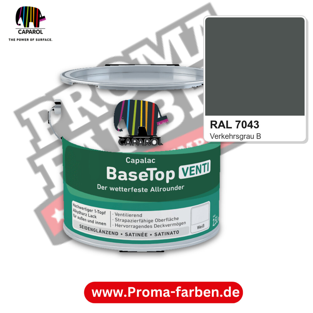 Caparol Capalac BaseTop Venti RAL 7043 kaufen Proma Farben Hamburg