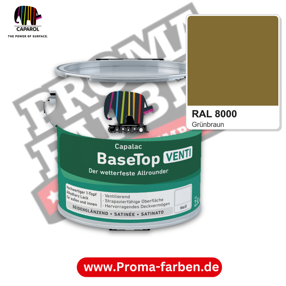 Caparol Capalac BaseTop Venti RAL 8000 kaufen Proma Farben Hamburg