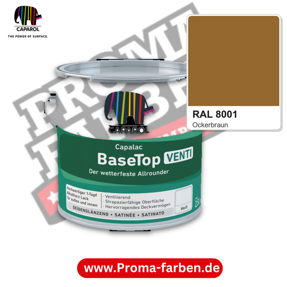 Caparol Capalac BaseTop Venti RAL 8001 kaufen Proma Farben Hamburg