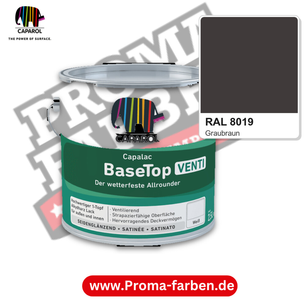 Caparol Capalac BaseTop Venti RAL 8019 kaufen Proma Farben Hamburg