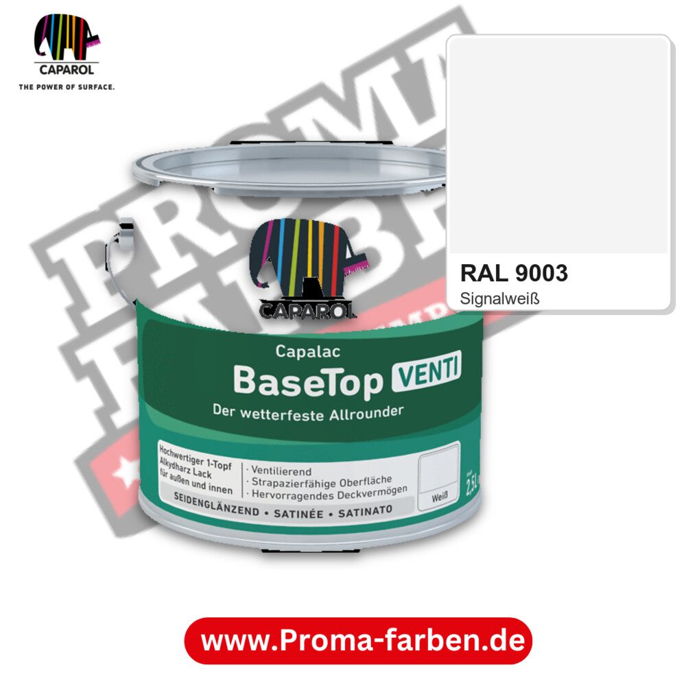 Caparol Capalac BaseTop Venti RAL 9003 kaufen Proma Farben Hamburg