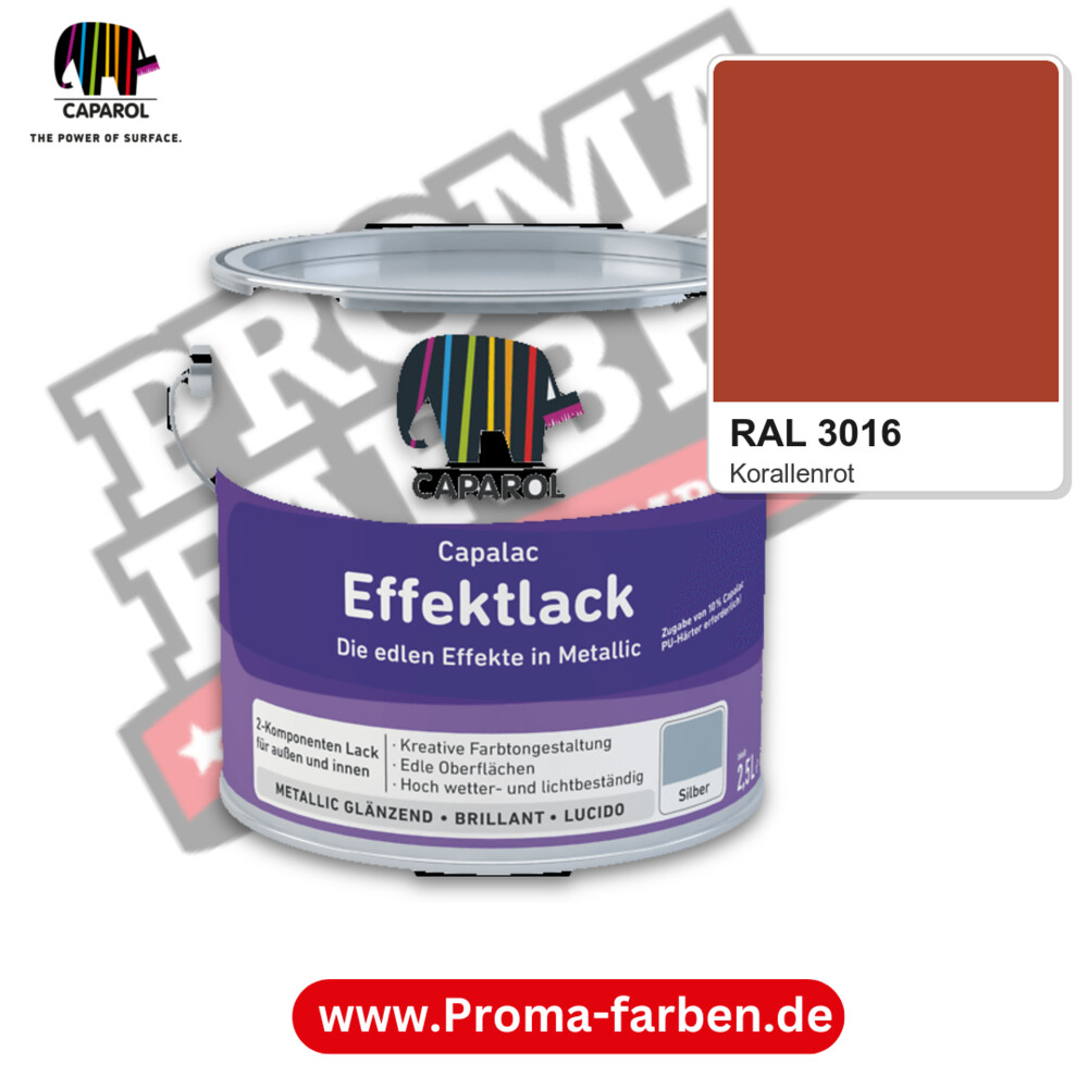 Caparol Capalac EffektLack RAL 3016 kaufen Proma Farben Hamburg