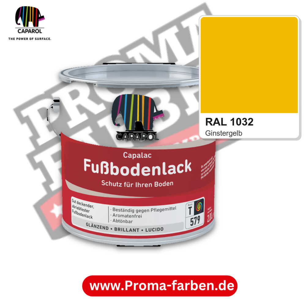Caparol Capalac Fußbodenlack RAL 1032 kaufen Proma Farben Hamburg