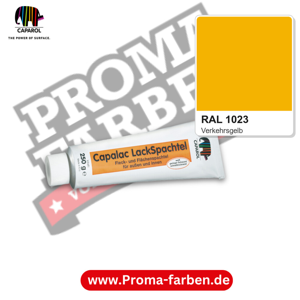 Caparol Capalac LackSpachtel 250 g RAL 1023 kaufen Proma Farben Hamburg