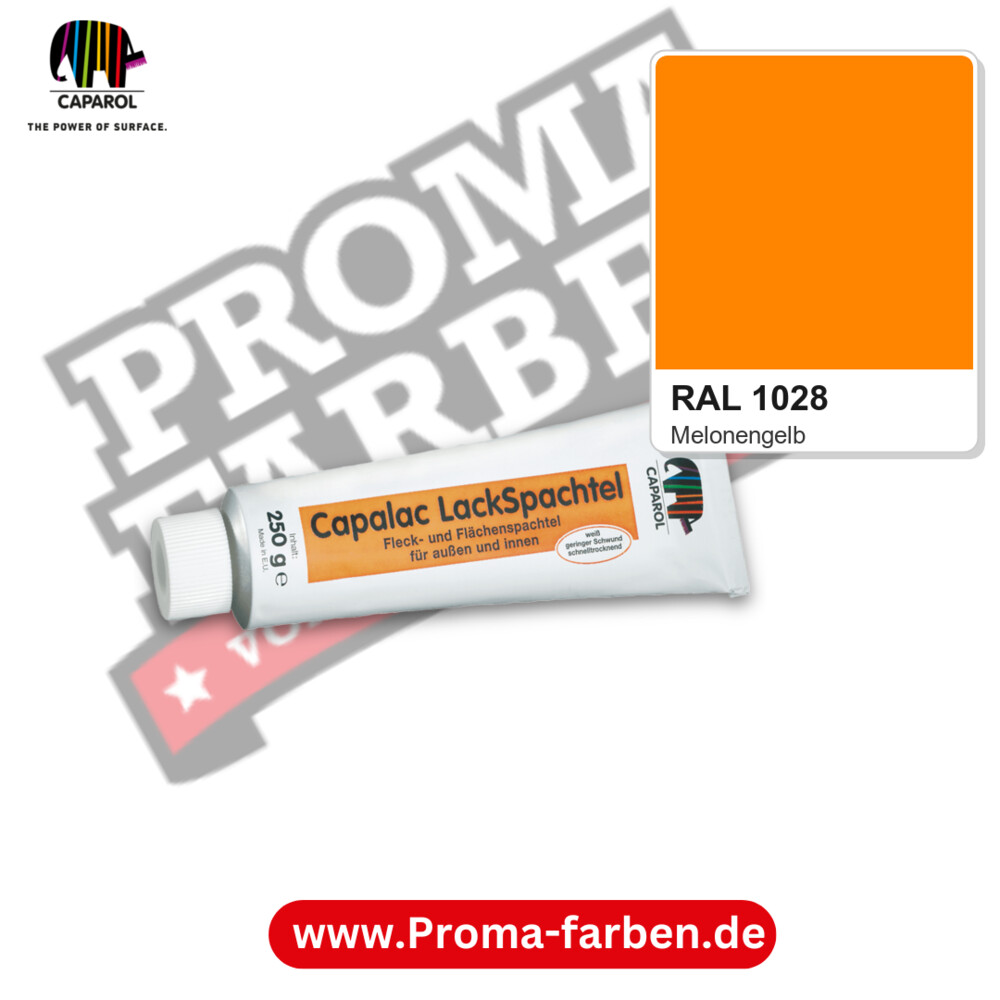Caparol Capalac LackSpachtel 250 g RAL 1028 kaufen Proma Farben Hamburg
