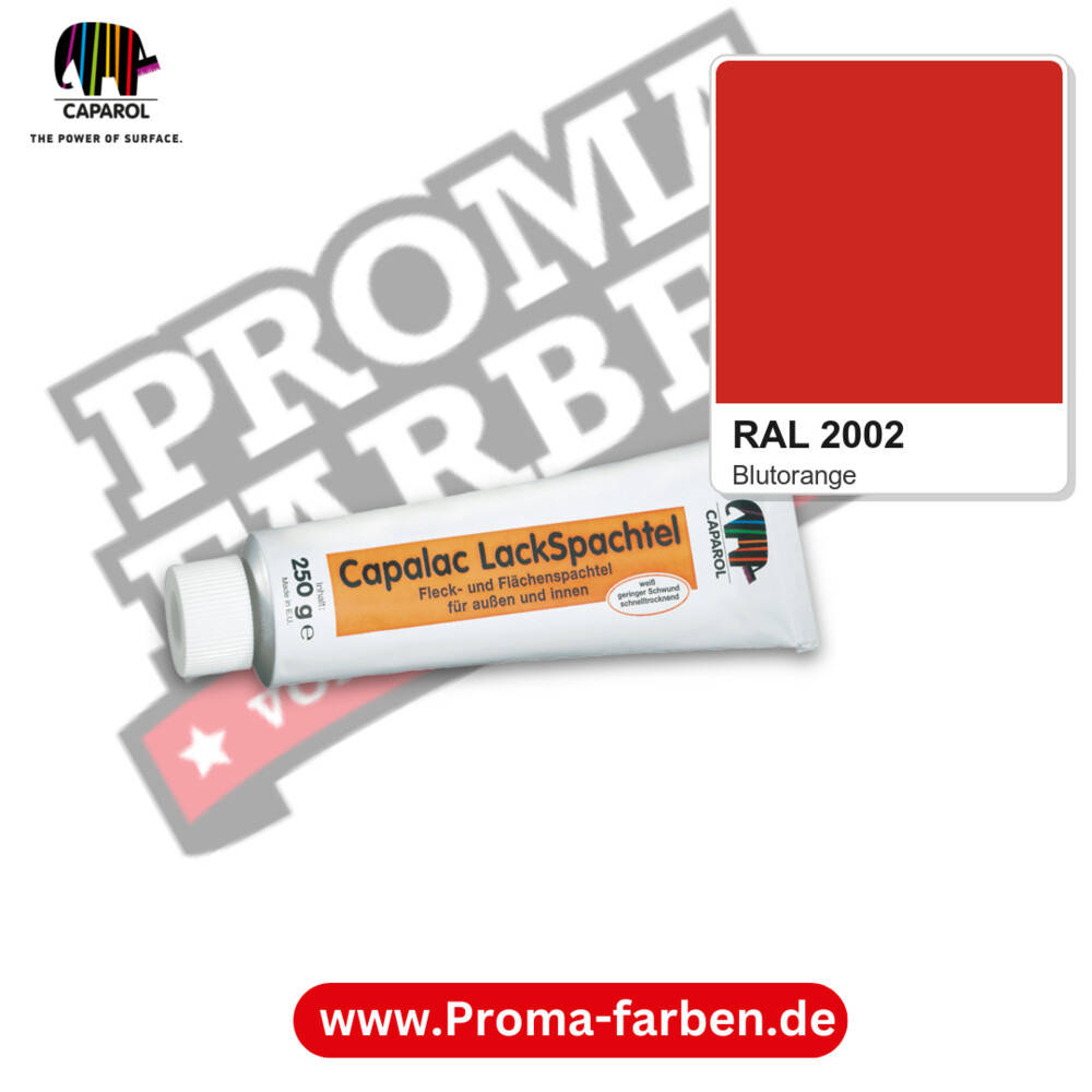 Caparol Capalac LackSpachtel 250 g RAL 2002 kaufen Proma Farben Hamburg