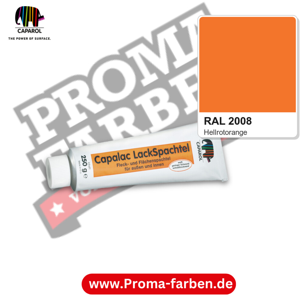 Caparol Capalac LackSpachtel 250 g RAL 2008 kaufen Proma Farben Hamburg