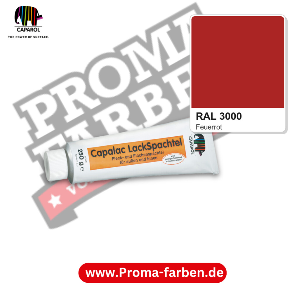 Caparol Capalac LackSpachtel 250 g RAL 3000 kaufen Proma Farben Hamburg