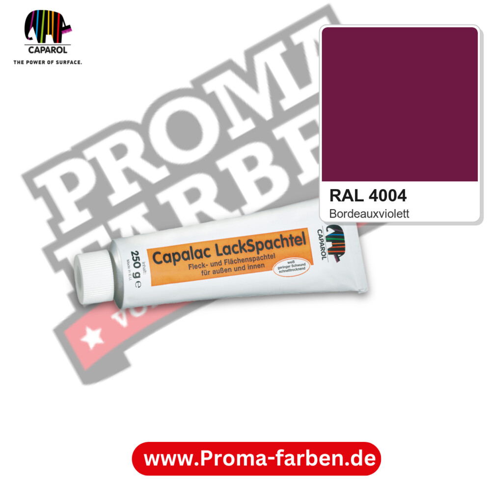Caparol Capalac LackSpachtel 250 g RAL 4004 kaufen Proma Farben Hamburg