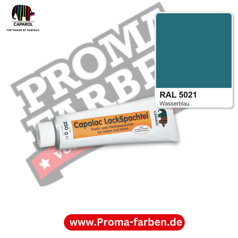 Caparol Capalac LackSpachtel 250 g RAL 5021 kaufen Proma Farben Hamburg