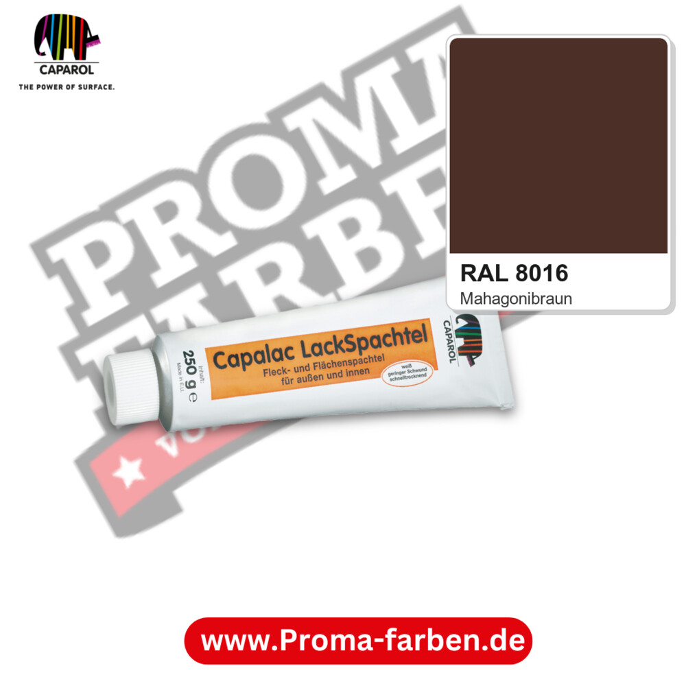Caparol Capalac LackSpachtel 250 g RAL 8016 kaufen Proma Farben Hamburg
