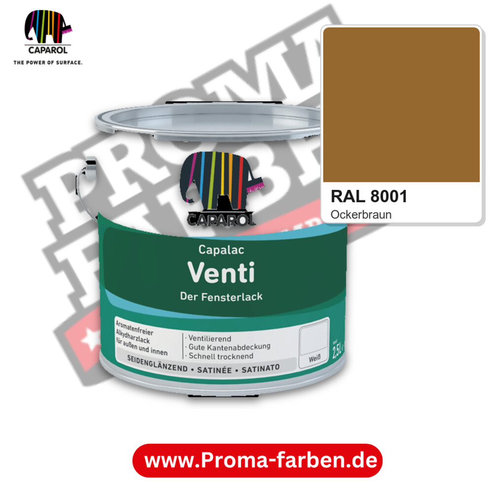 Caparol Capalac Venti RAL 8001 kaufen Proma Farben Hamburg